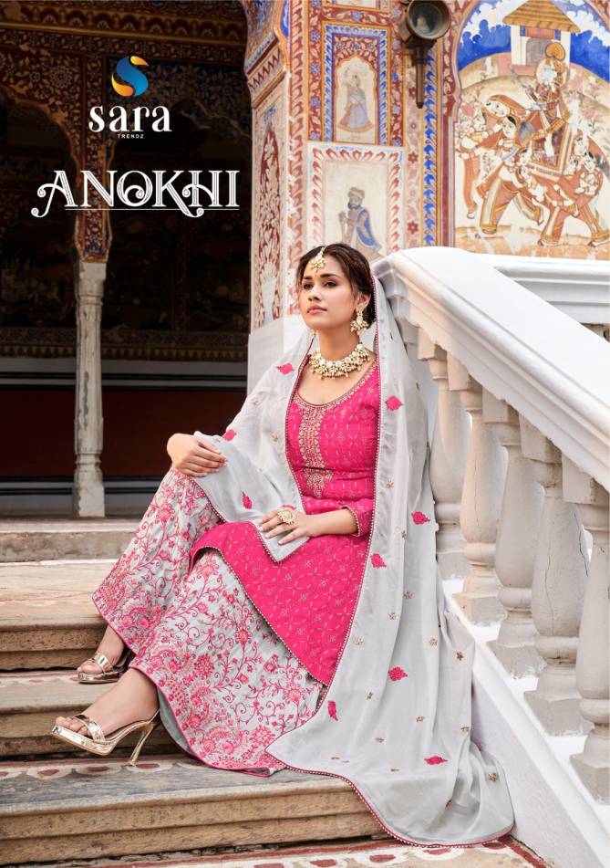 Sara Trendz Anokhi Heavy Festive Wear Designer Salwar Suit Collection